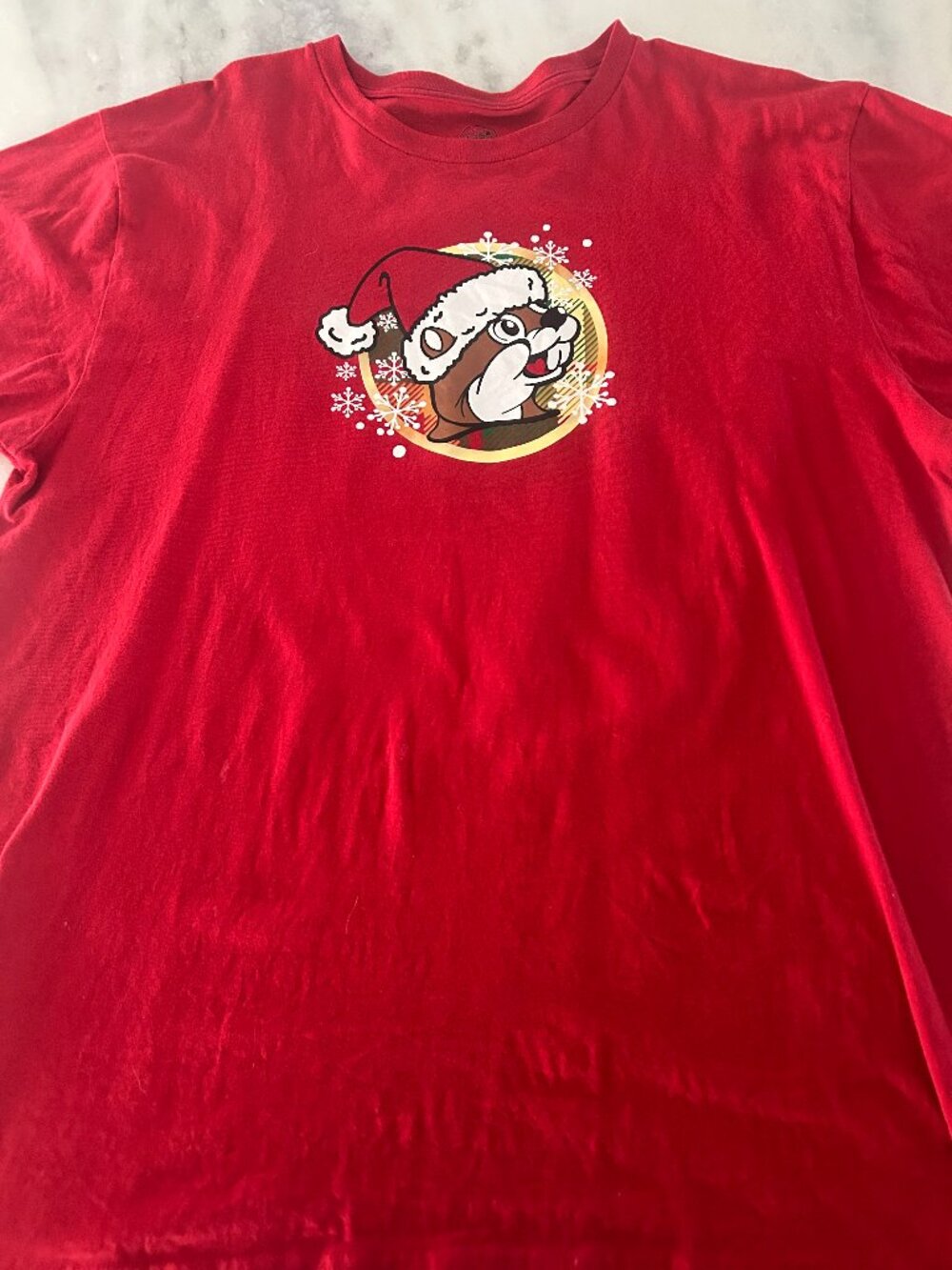 BUC-EE'S Christmas Shirt Texas 2023 Pre-Owned Red Size Large Unisex